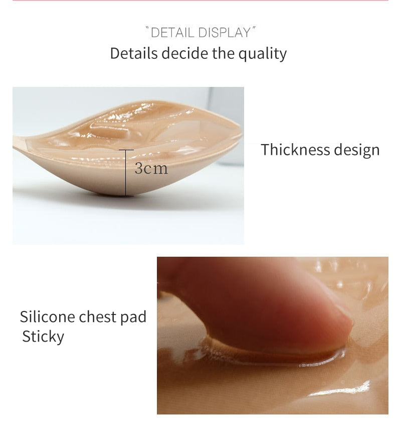 Silicone Self-Adhesive Super Push-up Invisible Bra