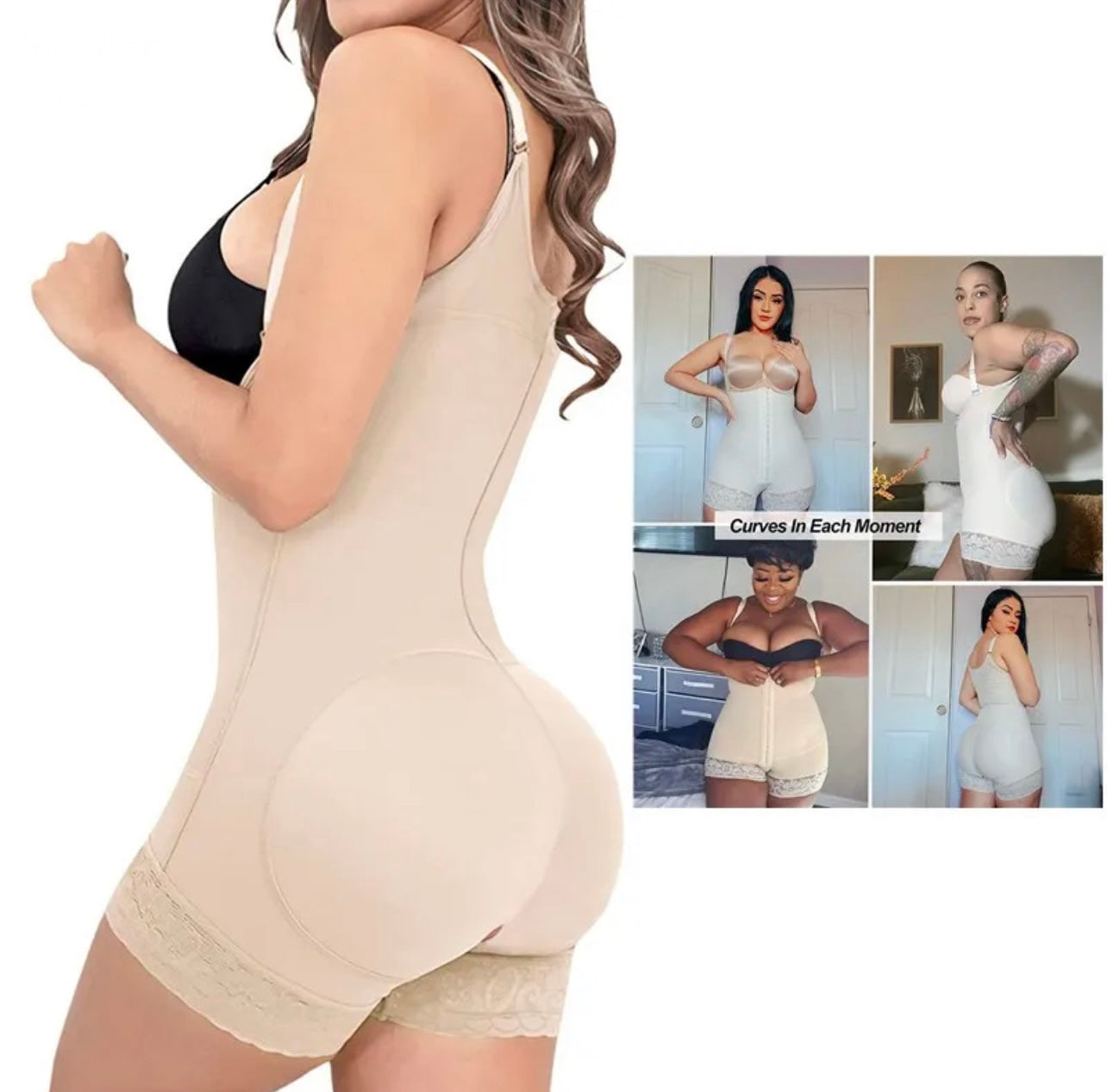 Po-Lifter und Bauchkontrolle Fajas Shapewear 